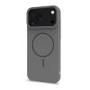 Cover MAGSAND in colore Nero Obsidiana installata su un nuovo Apple iPhone 17 Pro Max, mostrandone il fit perfetto e la texture SandGrip.