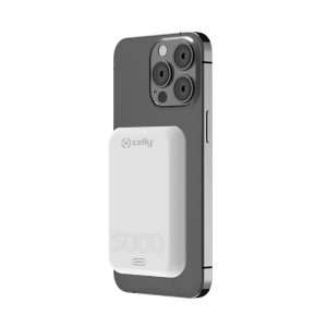 Celly MAGPB5000EVO: Power Bank MagSafe Wireless 15W - 5000mAh