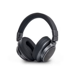 Le cuffie on-ear Bluetooth Muse M-278 FB in colorazione nera. L'immagine mostra il design compatto, i padiglioni imbottiti e l'archetto regolabile."
