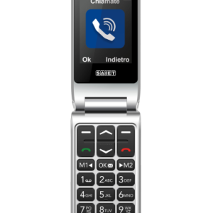 Telefono anziani Saiet Vanto a conchiglia con tasti grandi e tasto SOS