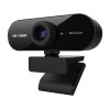 Webcam Nilox 1080p in uso durante una videochiamata di smart working.