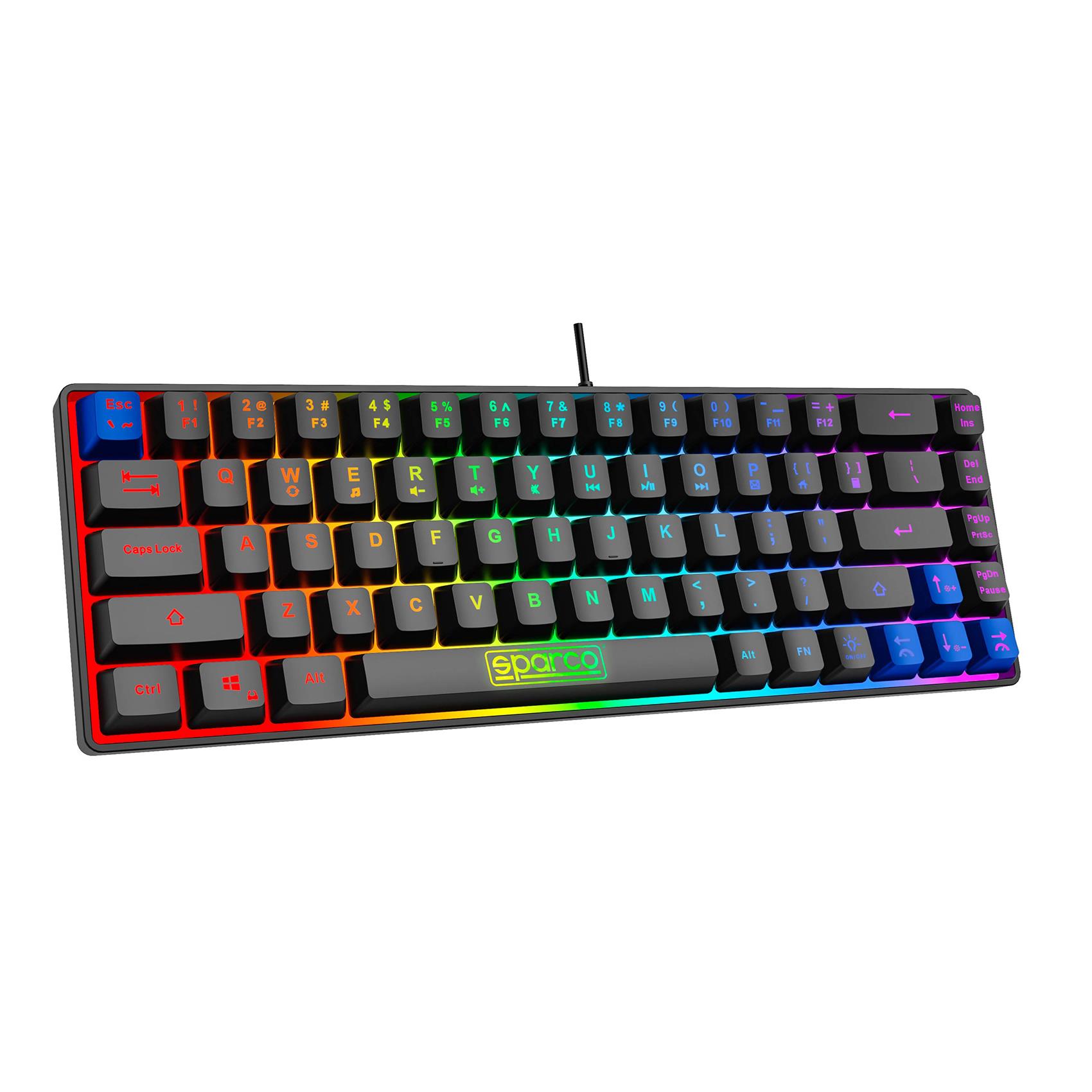 Anker 737 Power Bank PowerCore 24K display digitale 140W Power Delivery 3.1 nero Tastiera gaming cablata Sparco GHOST full-size retroilluminazione Rainbow Celly