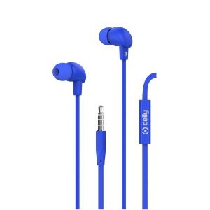 Auricolari cablati Celly UP600 stereo jack 3.5mm con microfono in-line nero