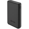 Power Bank Celly BLPB15000PD45W nero visto frontalmente, mostra design compatto e finitura premium.