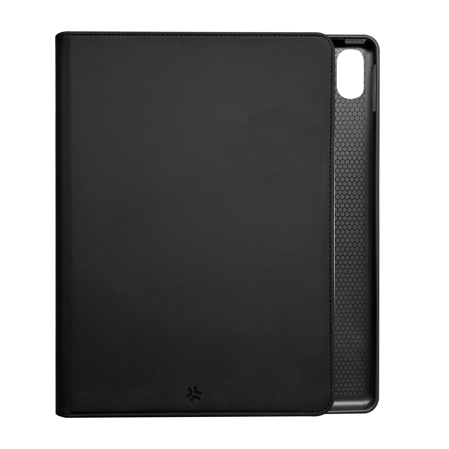 Un'immagine luminosa e moderna che ritrae il nuovo iPad Air 13" (2024) all'interno della custodia Celly BOOKBAND.
Vista Principale: La custodia è chiusa, appoggiata su un tavolo da lavoro creativo (accanto a bozzetti o un caffè), mettendo in risalto la fascia elastica verticale che assicura la chiusura. La texture in similpelle appare morbida ed elegante.
Dettaglio Funzionale: In un riquadro o in seconda vista, la custodia è aperta in modalità stand, mostrando l'ampio schermo da 13 pollici. Sul lato superiore del tablet, si vede chiaramente la Apple Pencil Pro agganciata magneticamente, a dimostrazione della perfetta compatibilità laterale della custodia.
Lo sfondo è sfocato e neutro per far risaltare il prodotto come accessorio indispensabile per il nuovo formato di iPad Air. Un'immagine luminosa e moderna che ritrae il nuovo iPad Air 13" (2024) all'interno della custodia Celly BOOKBAND. Vista Principale: La custodia è chiusa, appoggiata su un tavolo da lavoro creativo (accanto a bozzetti o un caffè), mettendo in risalto la fascia elastica verticale che assicura la chiusura. La texture in similpelle appare morbida ed elegante. Dettaglio Funzionale: In un riquadro o in seconda vista, la custodia è aperta in modalità stand, mostrando l'ampio schermo da 13 pollici. Sul lato superiore del tablet, si vede chiaramente la Apple Pencil Pro agganciata magneticamente, a dimostrazione della perfetta compatibilità laterale della custodia. Lo sfondo è sfocato e neutro per far risaltare il prodotto come accessorio indispensabile per il nuovo formato di iPad Air.
