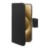 Interno della custodia Celly WALLY con scomparti per carte per iPhone 17 Pro Max.